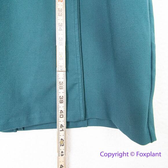 New! Eloquii 9 to 5 Stretch Work Dress dark emerald Green‎ sheath, size 18 - Picture 8 of 16